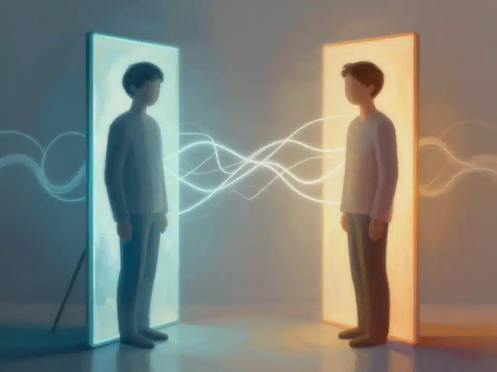 Connexion émotionnelle 11h44 evozen illustration miroir