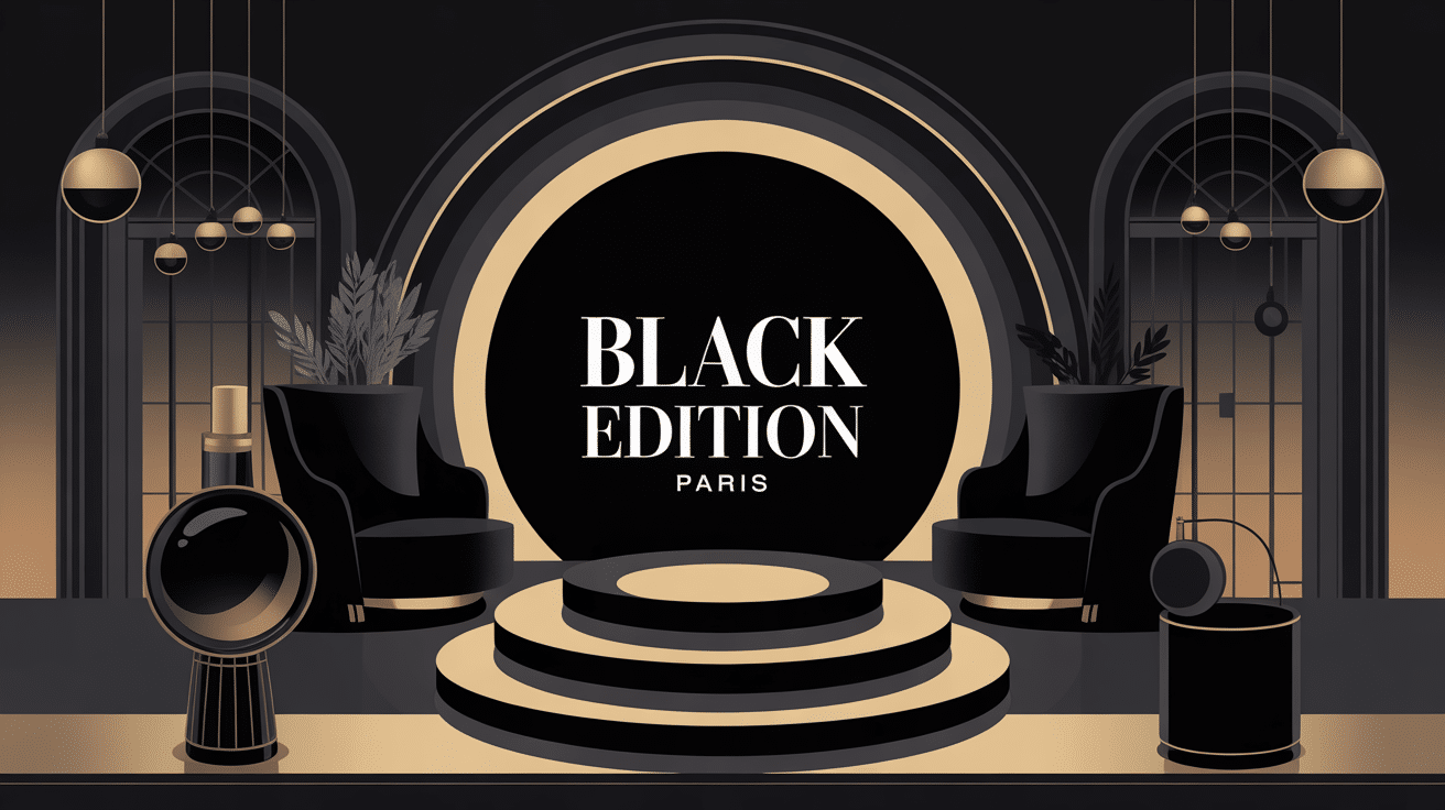 Illustration Black Edition Paris univers exclusif luxe