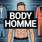 Body homme moderne dans une garde-robe stylée