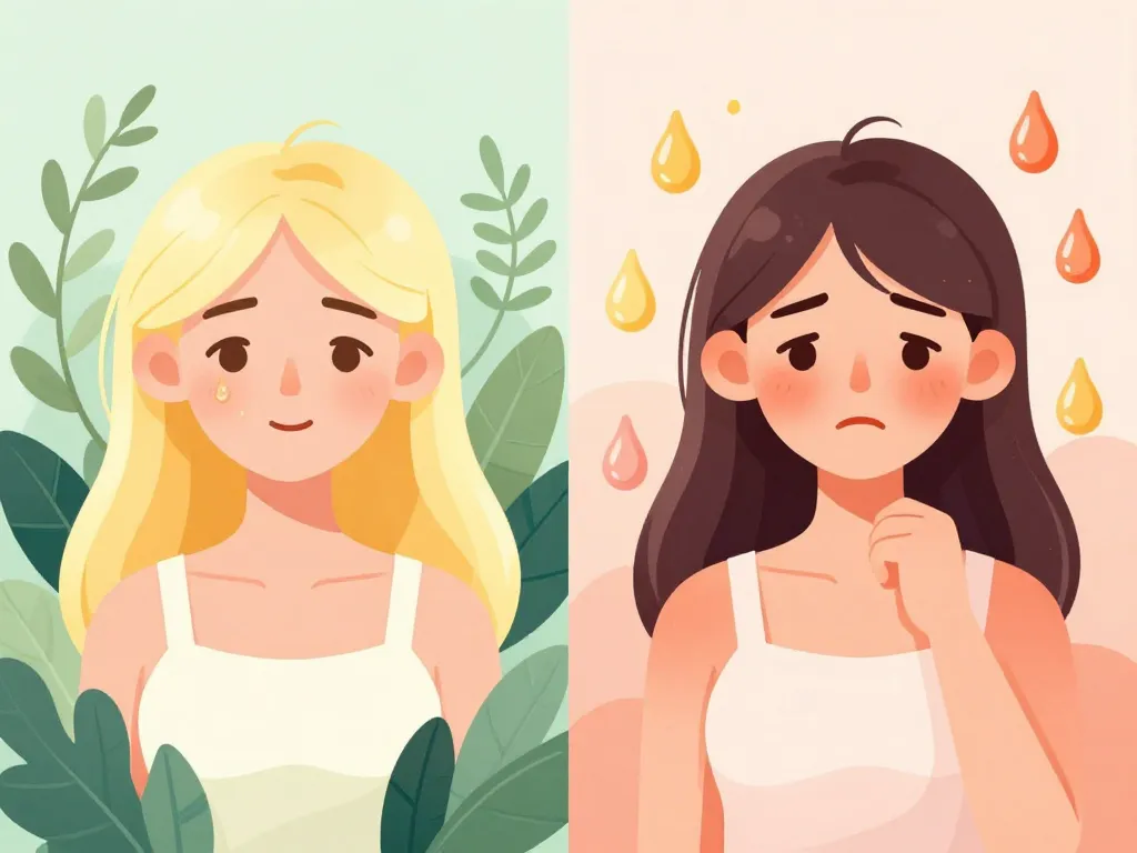 huile ayurvédique avis illustration résultat positif et négatif