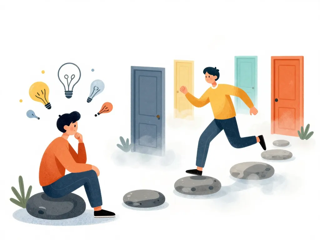 je ne sais pas quoi faire de ma vie image transition réflexion action