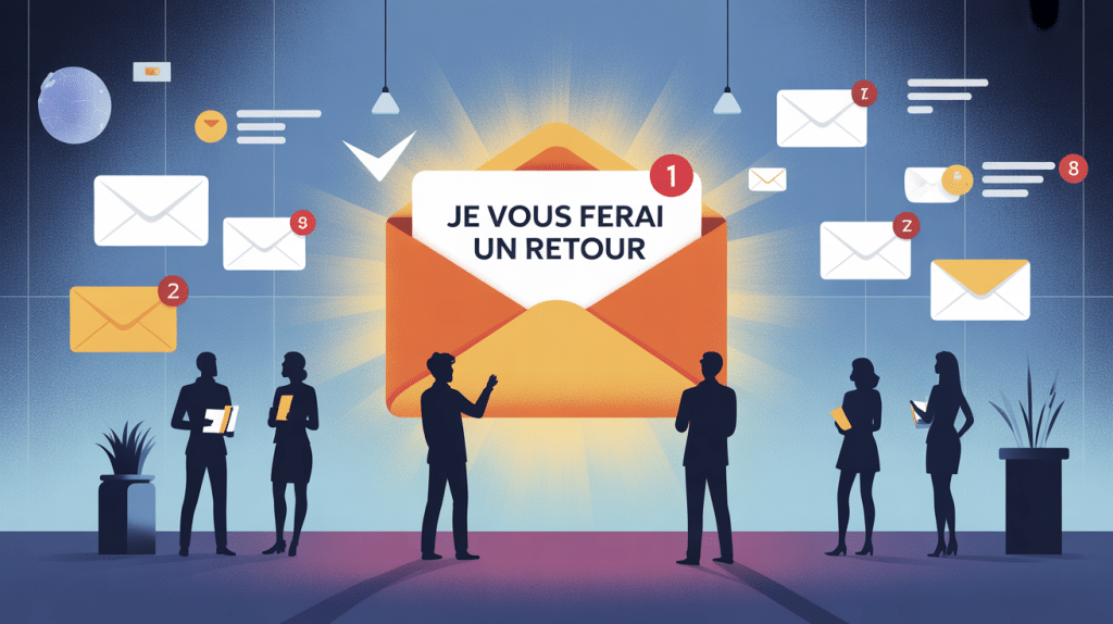 illustration profession email je vous ferai un retour