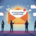 illustration profession email je vous ferai un retour
