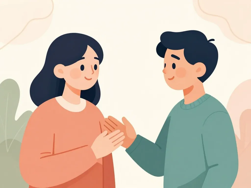 Journée du compliment scène échange sincère geste positif