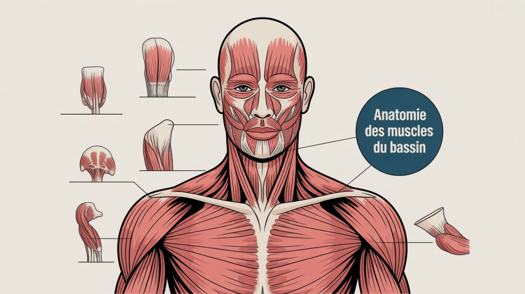 Muscle du bassin anatomie vue globale