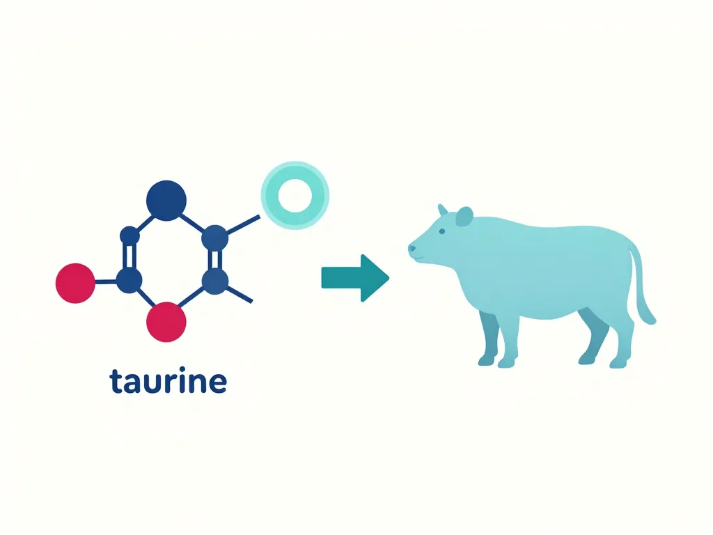 diagramme sources taurine halal synthétique et animale