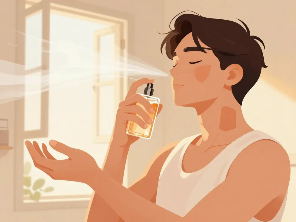 parfum yeux application sécurisée prévention