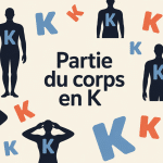 illustration didactique partie du corps en k kyste kératine