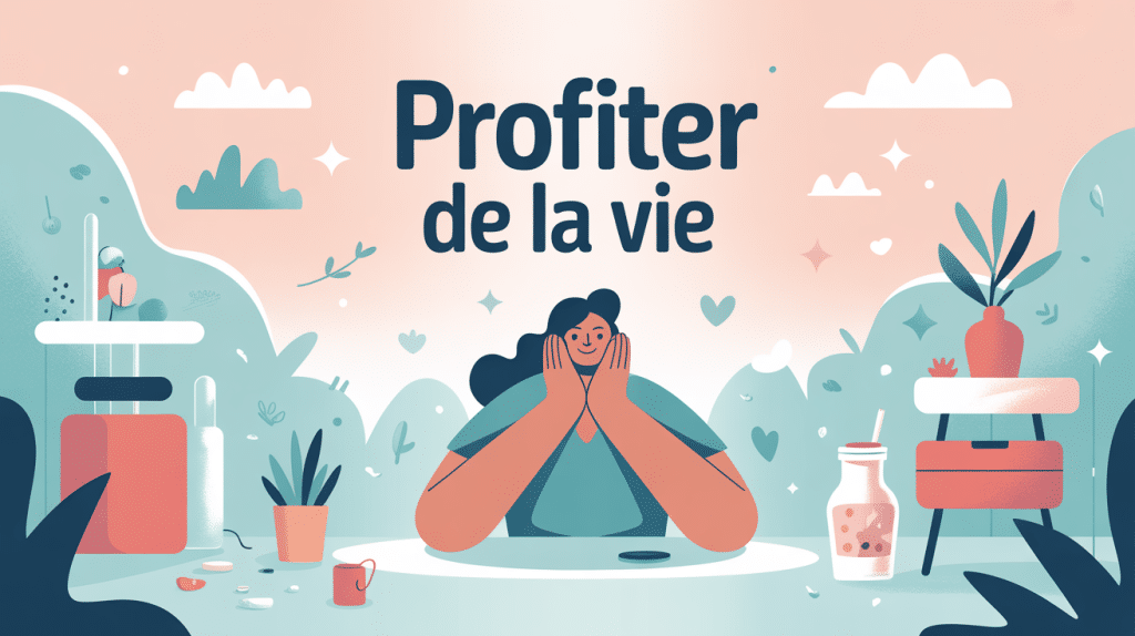 profite de la vie en savourant un moment simple quotidien