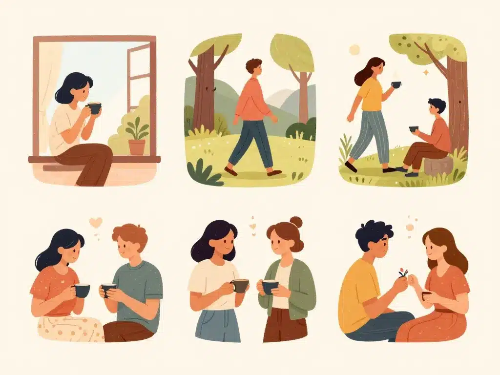 profite de la vie grâce à des habitudes quotidiennes épanouissantes