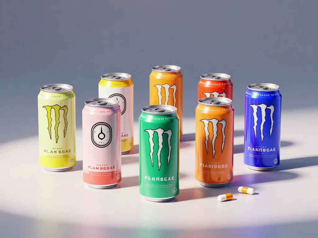 scène produits taurine halal boissons énergisantes compléments