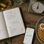 Avant et apres un regime carnet balance assiette saine