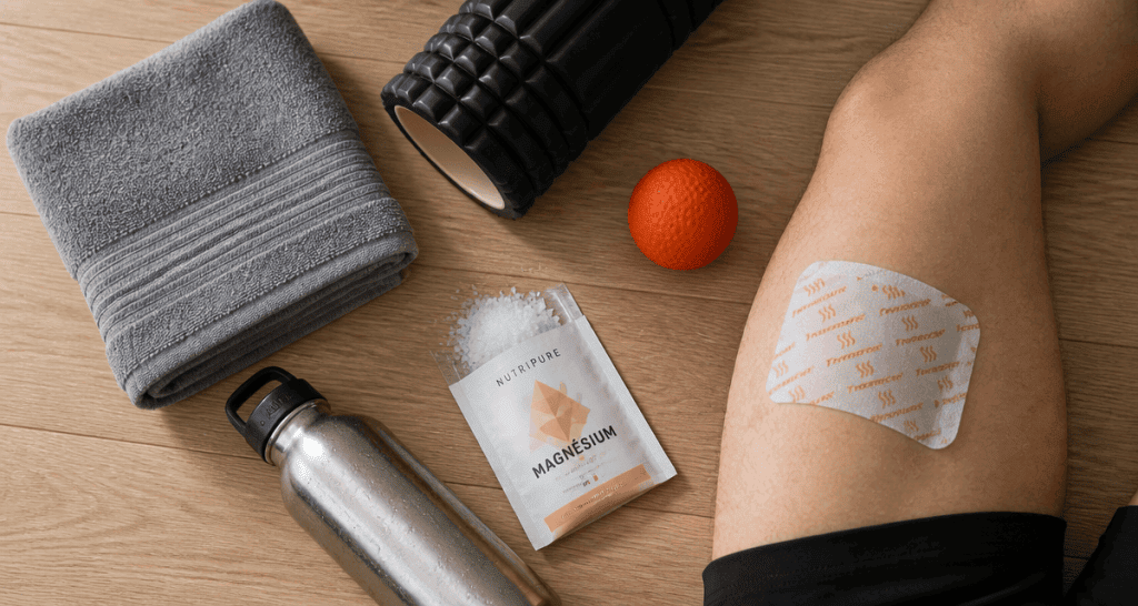 contracture au mollet que faire massage patch chauffant