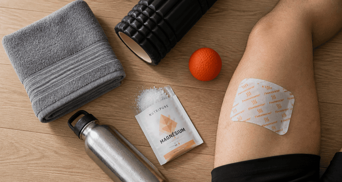 contracture au mollet que faire massage patch chauffant