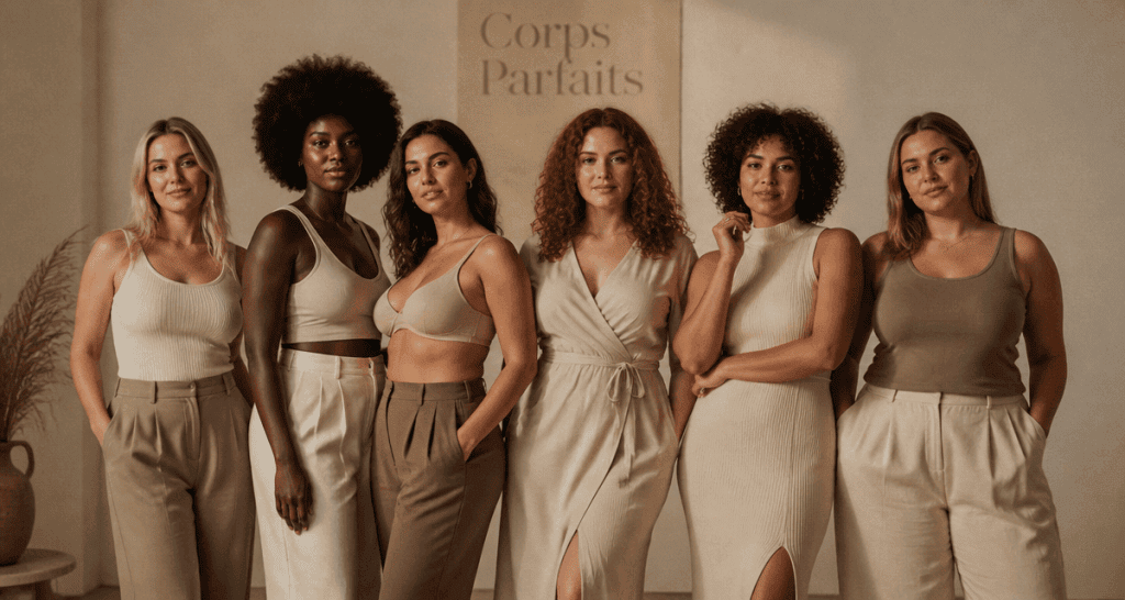 corps parfaits femme morphologies différentes