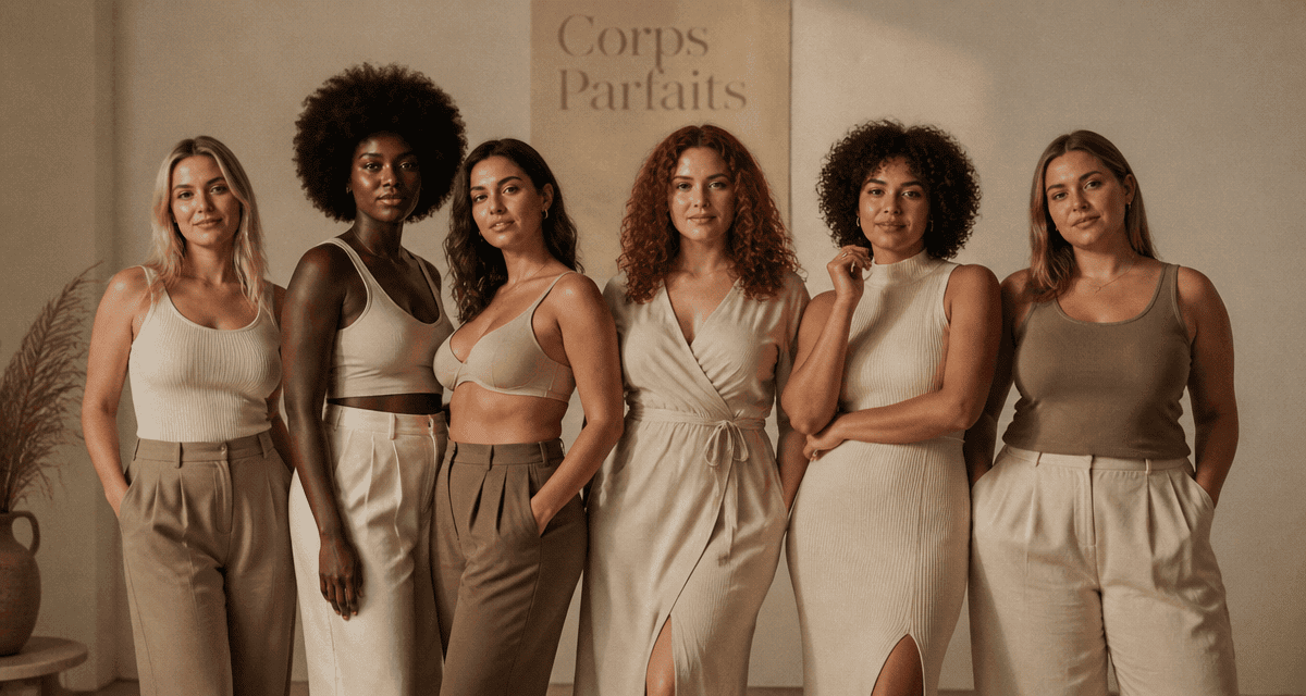 corps parfaits femme morphologies différentes