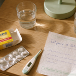 doliprane antibiotique sur table de nuit