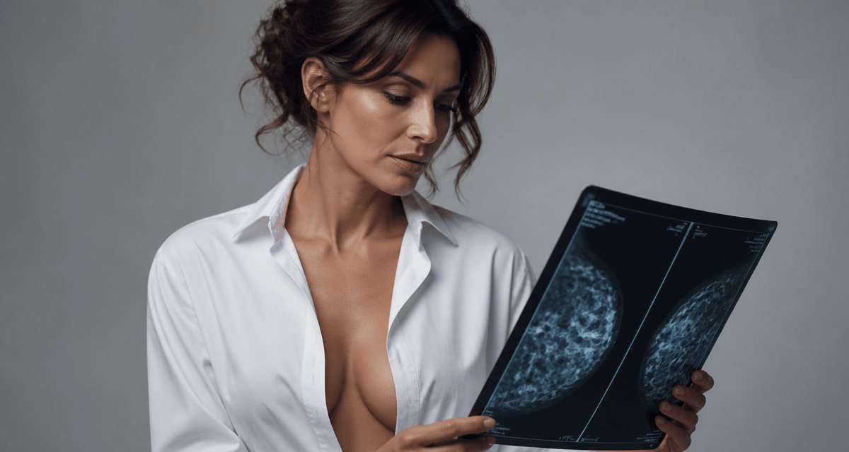 douleur prothèse mammaire après 10 ans femme radiographie