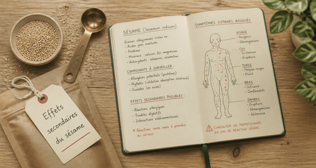 graines de sesame effets secondaires sur la santé