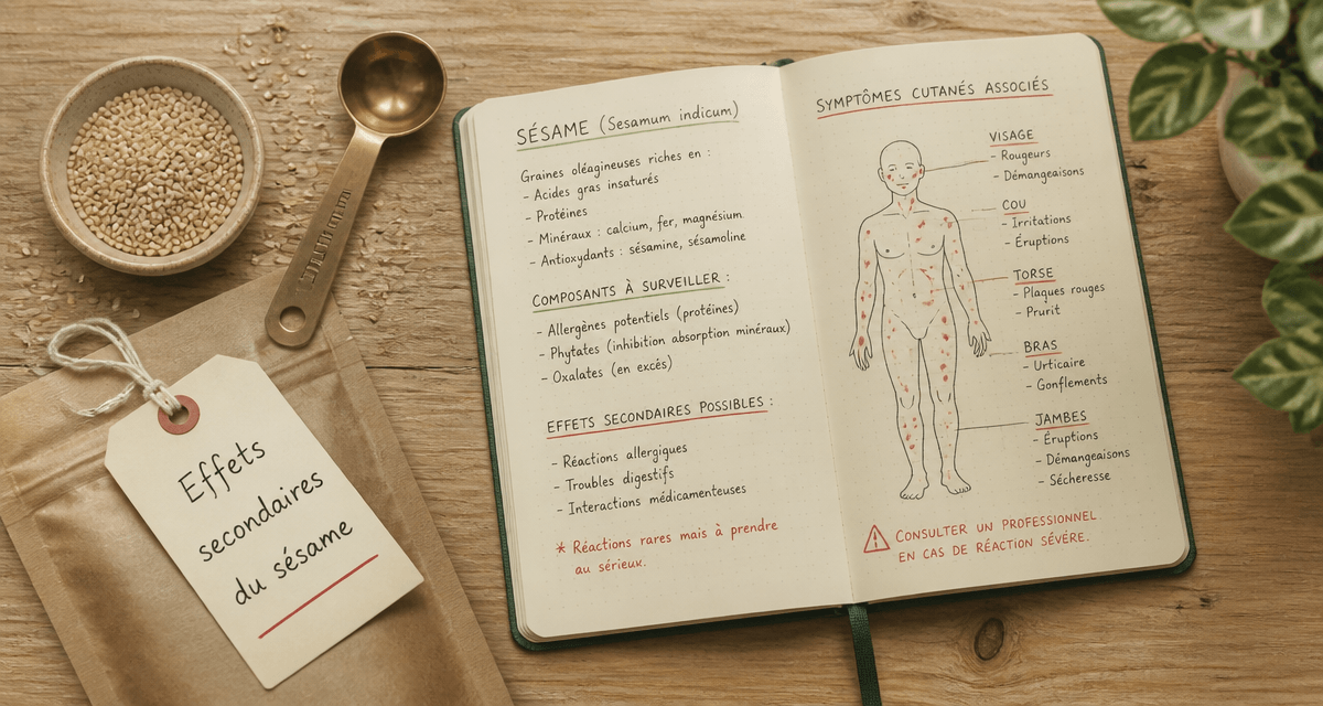 graines de sesame effets secondaires sur la santé