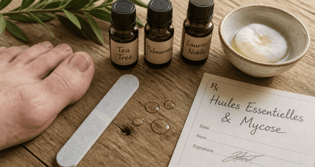 huile essentielle mycose ongle pied avis photo