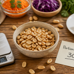 les cacahuetes font elles grossir bol portion 30g balance
