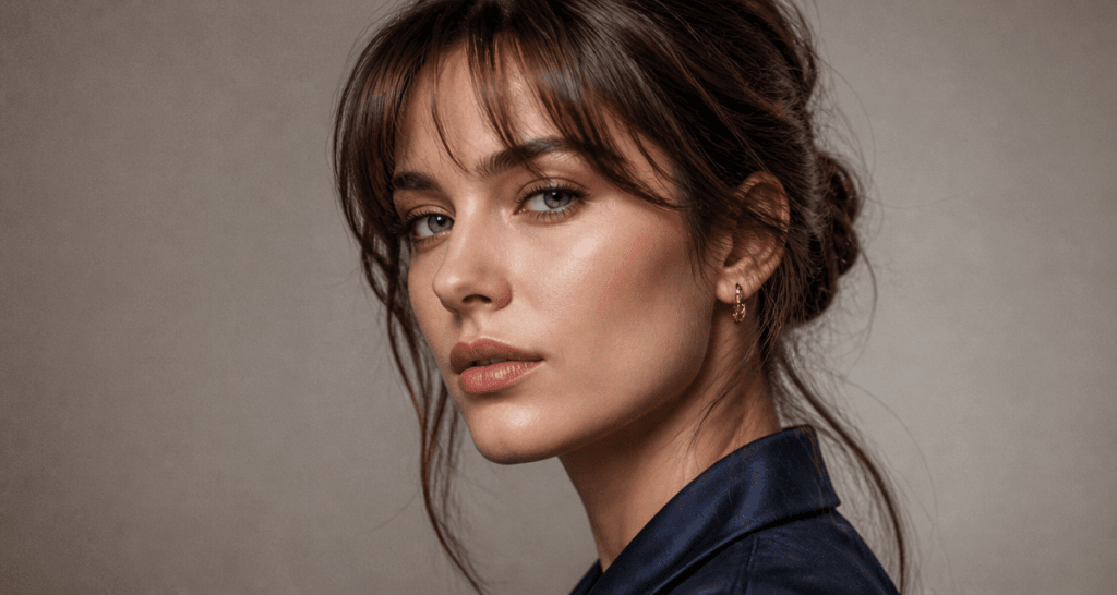 portrait femme nez gros profil harmonieux