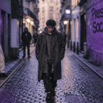 Jeune adulte seul sous pression sociale
