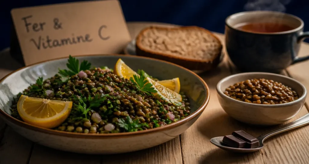 À quoi sert le fer : lentilles et vitamine C au quotidien