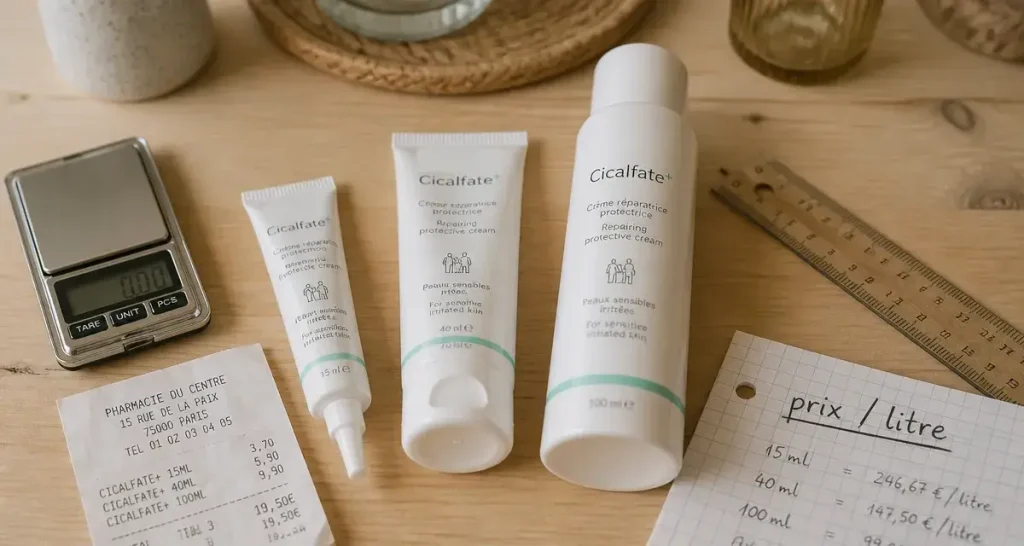 Avène Cicalfate prix : formats 15 ml, 40 ml et 100 ml
