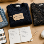 comment bien vendre sur vinted, vêtements pliés et appli vinted