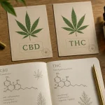 difference cbd et thc fiche comparative sur bureau