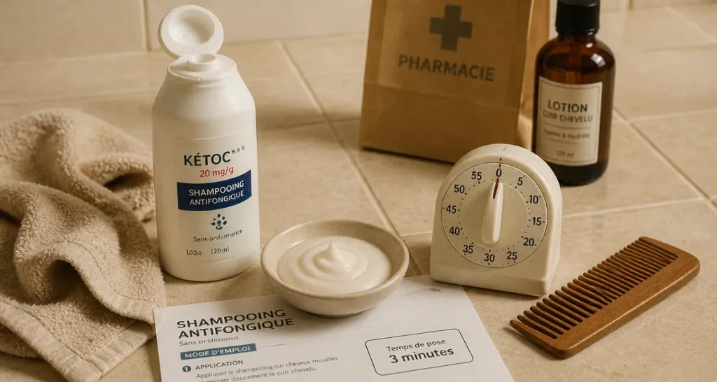Shampoing antifongique sans ordonnance : 3 minutes de pose