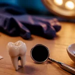 Tache noir sur les dents comment enlever : dent avec zone noircie, soins dentaires
