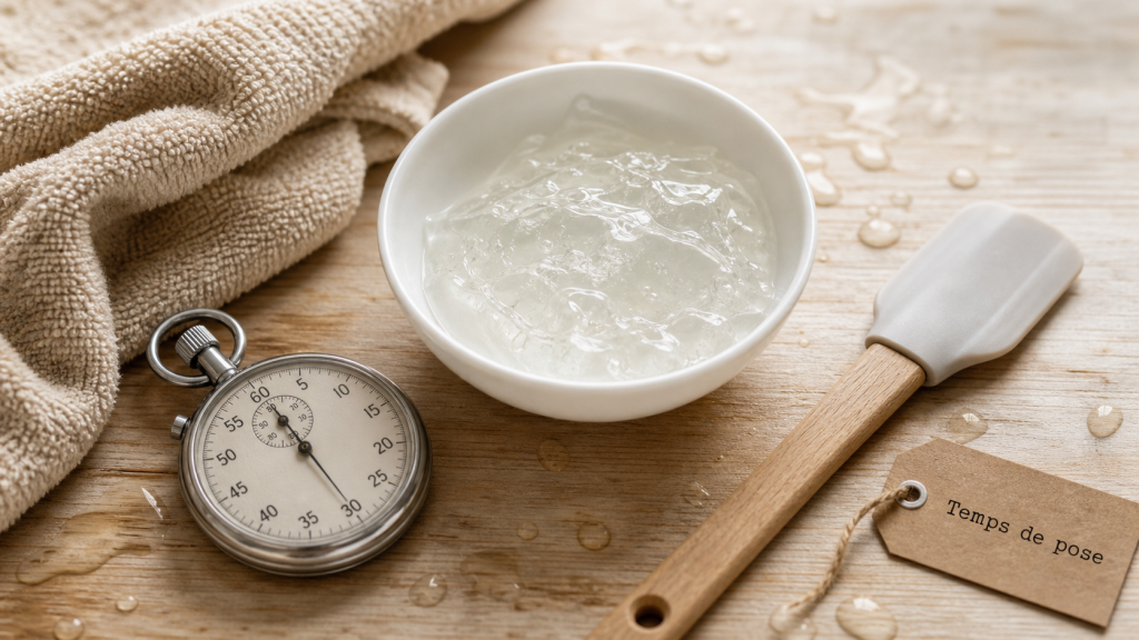 Chronomètre et gel enzymatique : combien de temps laisser un gommage sur le visage