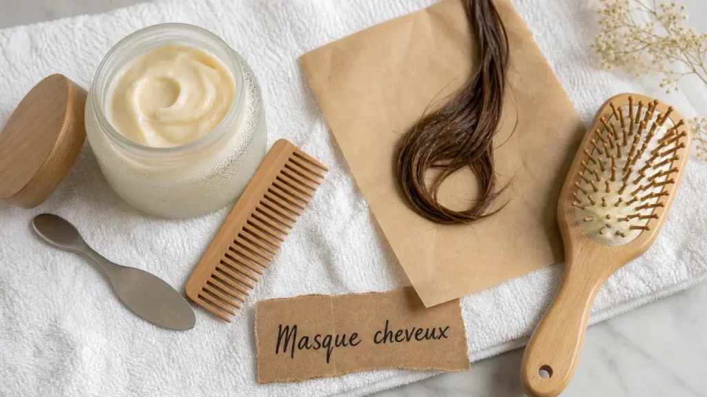 Comment utiliser un masque pour cheveux : appliquer sur cheveux essorés