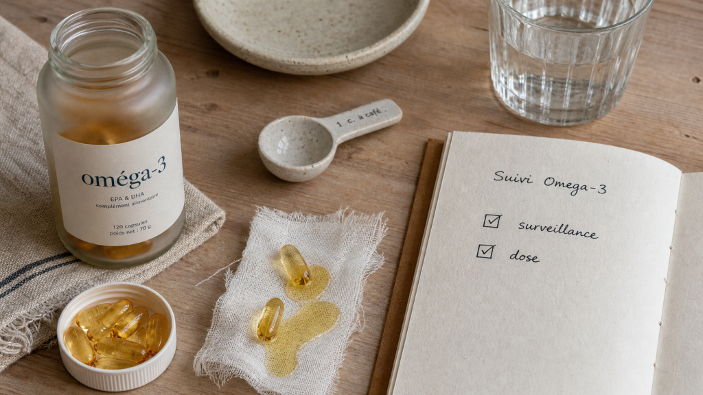 Omega 3 effets secondaires Alzheimer : dose et interactions