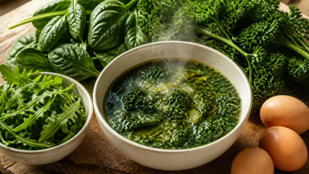 Aliments riches en vitamine K : légumes verts, K2 fermentée et apports Anses à viser