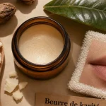 Beurre de karité utilisation : pot, peau sèche et lèvres gercées