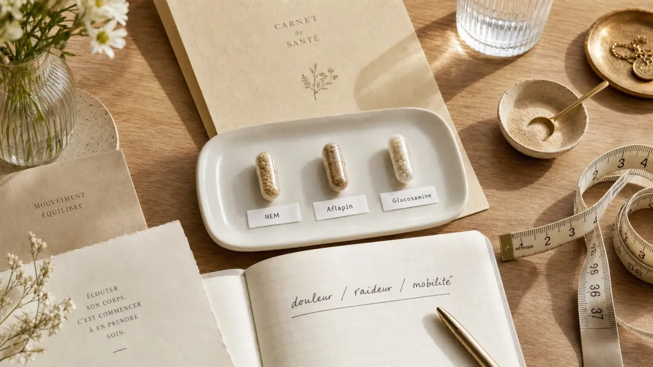 Quel est le meilleur complement alimentaire contre l arthrose : NEM, Aflapin et glucosamine