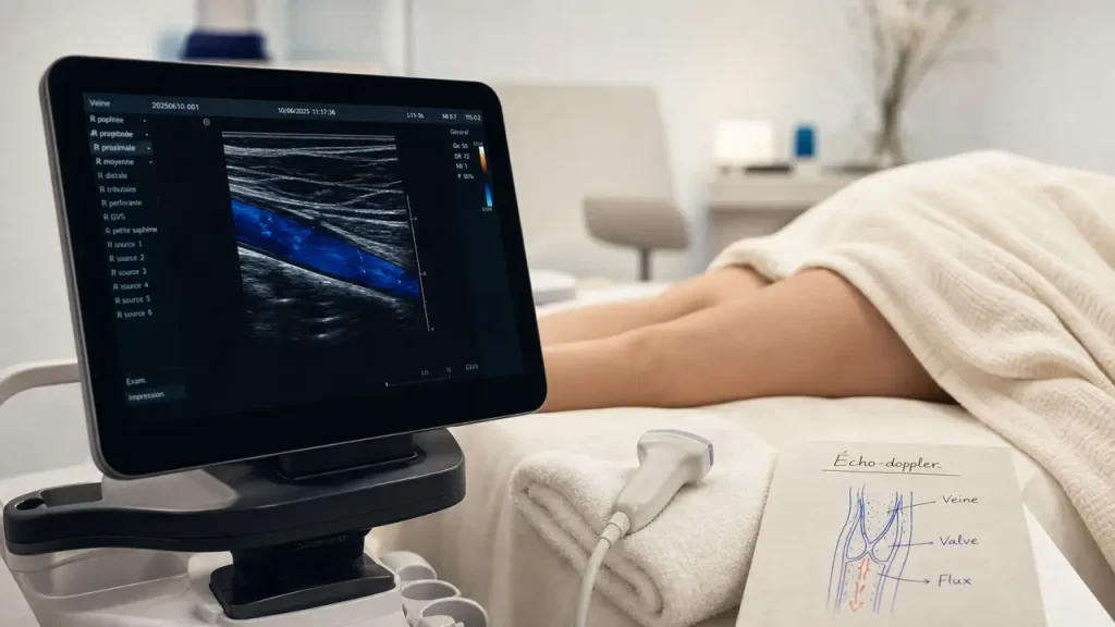 Varices à enlever : l’écho-doppler pour choisir entre sclérothérapie, laser et phlébectomie