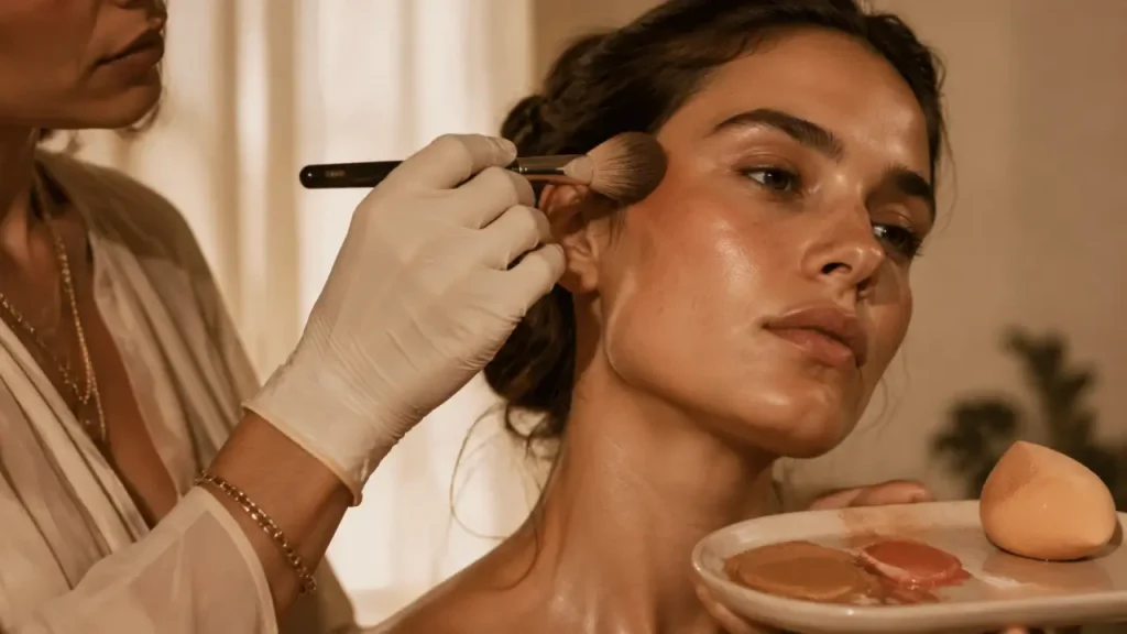 Appliquer bronzer et blush sans traces : pommettes, tempes et fondu naturel