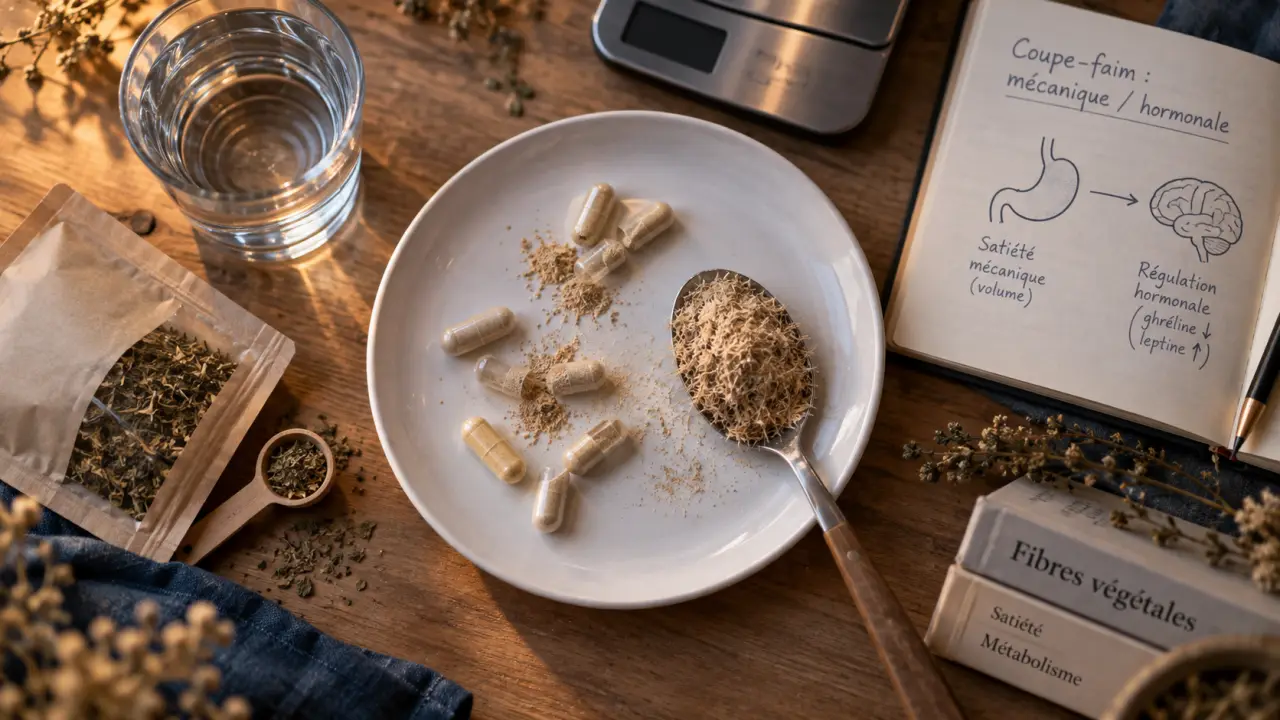 Complément alimentaire coupe faim : fibres pour satiété durable