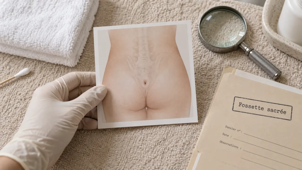 Fossette fesses chez bébé : demander un avis médical
