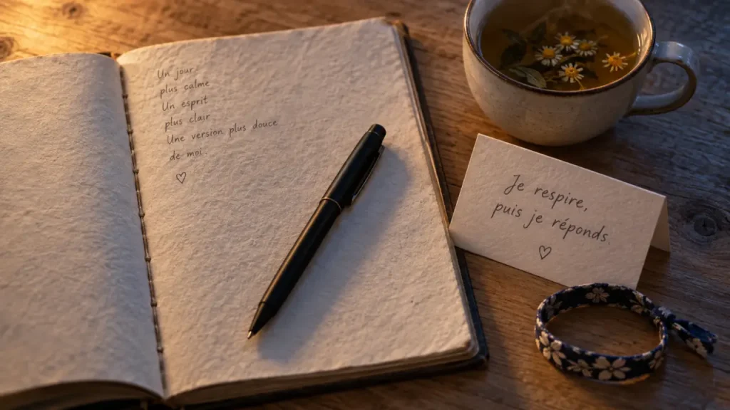 Mantras positifs : choisir, répéter et personnaliser une phrase qui aide