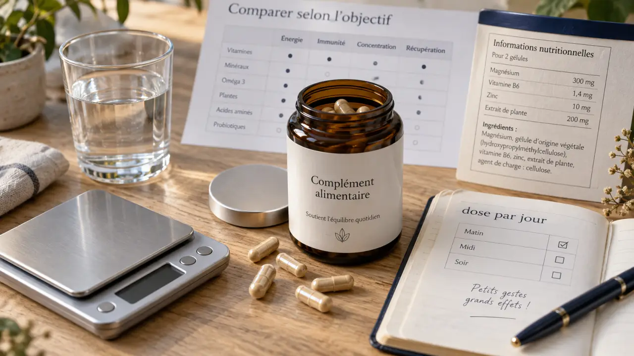 Meilleures compléments alimentaires : choisir sans besoin identifié