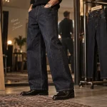 Mode jean homme 2025 : wide leg et jean droit en denim