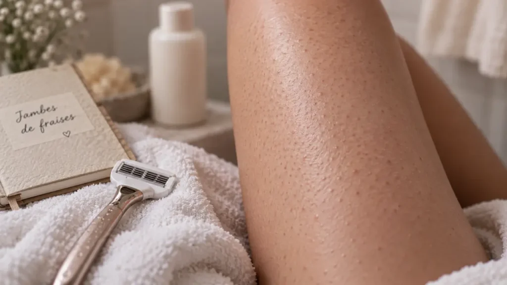 Jambes de fraises : le rasage n’explique pas tous les points visibles